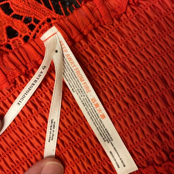 New Anthropologie The Viviette Lace Bra Top light red size M or L ⭐️⭐️⭐️ - Picture 11 of 16